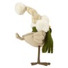 Northlight Standing Bird in Winter Apparel Christmas Figure - 9" - Beige and Green - 4 of 4
