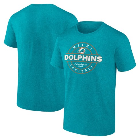 Nfl Miami Dolphins Men s Biblend Short Sleeve T shirt Target
