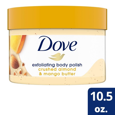 Dove Crushed Almond & Mango Butter Exfoliating Body Scrub - 10.5