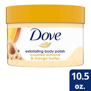 Dove Crushed Almond & Mango Butter Exfoliating Body Scrub - 10.5 oz