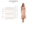 August Sky Women's Flounce Sleeve Ruffle Trim Floral Midi Dress - 4 of 4