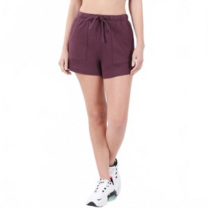 Women's Cotton Drawstring Shorts - ZENANA - 1 of 2