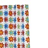 Carnation Home Fashions Extra Long "Abbie" Fabric Shower Curtain - Multi 70" x 84" - 2 of 3