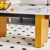 Vynxaria Modern minimalist  Tempered Fiberglass with sticker desktop coffee table and dining table - 4 of 4