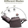Recliner Chair - PU Leather Large Manual Recliner for Adults, 1.5X Sponge Filling and Easy Recline Mechanism - 4 of 4