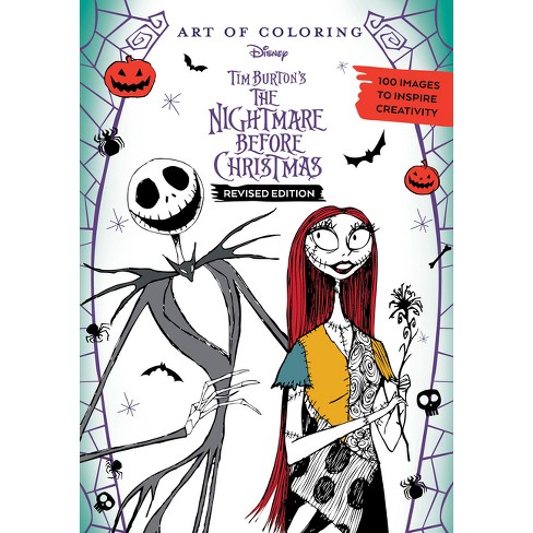 Art Of Coloring: Disney Tim Burton's The Nightmare Before Christmas By Disney Books (paperback) : Target