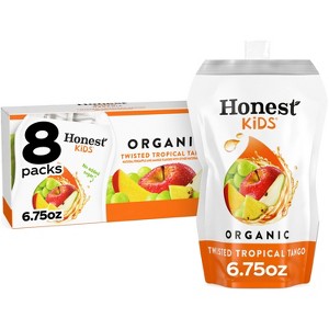 Honest Kids Twisted Tropical Tango - 8pk/6.75 fl oz Pouches - 1 of 4