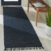 Vintage Leather W/ Fringes VTL501 Flat Weave Indoor Rugs - Safavieh - 2 of 4