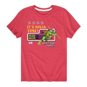 Boys' - Teenage Mutant Ninja Turtles - Its Ninja Time Donnie Short Sleeve Graphic T-Shirt - 1 of 4