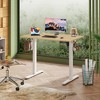 GALAXHERO 40x24inch Electric Standing Desk, Height Adjustable Small Ergonomic Sit to Stand Desk for Home Office - 2 of 4