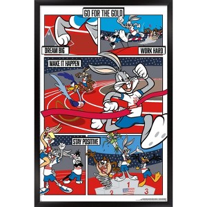 Trends International Looney Tunes x Team USA - Track and Field Framed Wall Poster Prints - 1 of 4