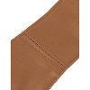 Unique Bargains Women's Faux Leather Wrap Around Tie Corset Cinch BowKnot Wide Waist Belt Brown - 2 of 3