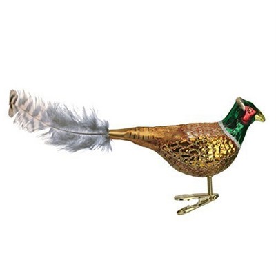 Old World Christmas Glass Blown Ornament for Christmas Tree, Pheasant