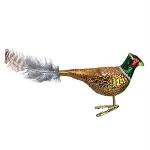 Old World Christmas Glass Blown Ornament for Christmas Tree, Pheasant - 1 of 3