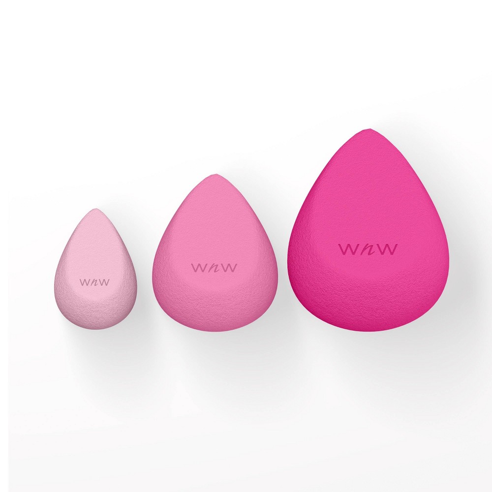 Photos - Makeup Brush / Sponge Wet n Wild Makeup Sponge - 3pk - Pink 