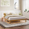 Platform Bed Frame Modern Minimalist with Under Bed Storage for Bedroom 62.7" Width - 3irtyhousy - 2 of 4