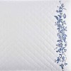 16"x20" Charlotte China Throw Pillow Blue - Laura Ashley: Cotton & Linen Blend, Botanical Pattern, Indoor Use, Zippered - 3 of 4