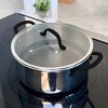 Lexi Home Tri-ply 4.8 Qt. Stainless Steel Casserole Pot with Glass Lid - 3 of 4