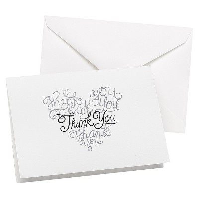 50ct Love Letters Wedding Thank You Cards
