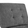 AZL1 Life Concept Sofas Single Comfy Accent Bean Bag Couch, Modular Sectional for Comfortable, Customizable Living Spaces, Gray, 26.5"*31.25"*36.5" - 4 of 4