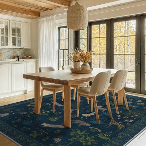 Abynow Medallion Distressed Persian Indoor Area Rug - 1 of 4