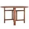 vidaXL Patio Table 47.2"x27.6"x29.1" Solid Acacia Wood - 3 of 4