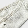 Women's Cozy Sweater Cable Crew Boot Socks - Universal Thread™ 4-10 - 3 of 3