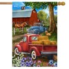 Country Lane Spring House Flag Pickup Trucks 28" x 40" Briarwood Lane - 2 of 4