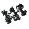 Northlight Commercial Grade C9 Christmas Light Socket Set - 100' Black Wire - 18 Gauge - 2 of 3