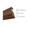 Chicology Room Darkening Bamboo Roman Curtain Shade Moose Brown - 4 of 4