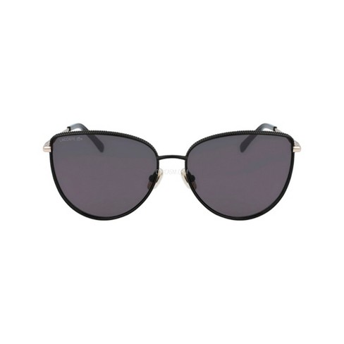 Lacoste La 230s 001 Womens Cat-eye Sunglasses Matte Black 59mm : Target