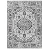 Washable Vintage Foral Rug Non Slip Low Pile Rug Soft Retro Throw Floor Cover Foldable Indoor Carpet for Living Room Bedroom Playroom Nursery - 4 of 4