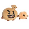 Aurora Medium SHOOKY BT21 Lovable Stuffed Doll Brown 12" - 2 of 4