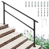 Hand Rails for Outdoor Steps, Aluminium Alloy Stair Railing with Installation Kit,  Porch Handrails for Concrete Exterior Steps - 3 of 4