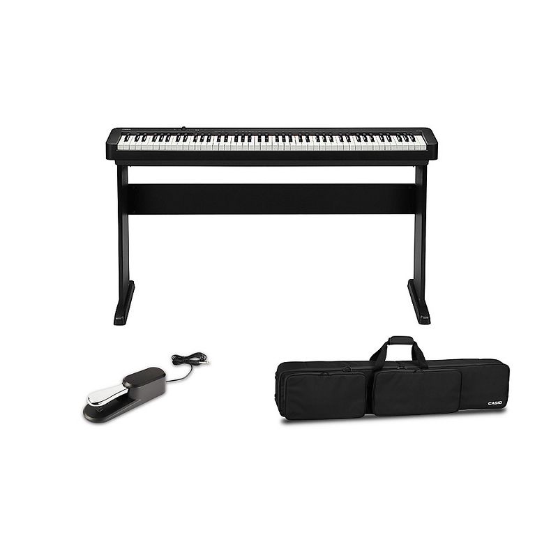 Casio CDP-S110 Digital Piano With CS-46 Stand, Sustain Pedal and Bag Black, 1 of 7