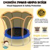 Infans 8FT Recreation Trampoline W/Exclusive Flower Shape Enclosure Net - 2 of 4