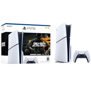 PlayStation PS5 Call Of Duty Ops 6 Bundle Slim Disk Edition 1TB With Wireless Controller - Manufacturer Refurbished - 1 of 4