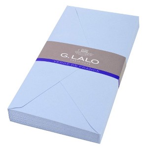 G. Lalo "Verg de France" 25 envelopes matching 127/ - 4 1/4 x 8 1/2 - Blue - 1 of 3