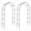Aghana Digitals Dark Green Iron Garden Arch - 2-Piece Weatherproof, Height-Adjustable Support for - 2 of 4