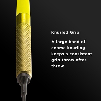 Yellow Brass Commercial Soft Tip Bar Darts Set