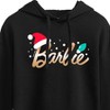 Women's - Barbie - Holidays & Christmas Cropped Graphic Hoodie - 2 of 3