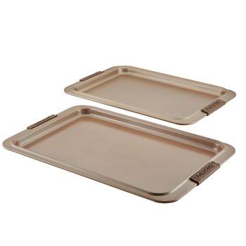 1pc/2pcs, Baking Sheet, Silicone Baking Pan, 16.8''x10.8'', Cookie Sheet,  Grilling Trays, With Metal Reinforced Frame More Strength, Oven Accessories