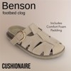 CUSHIONAIRE Benson Women’s Fisherman Clog – Suede Slip-On Sandal with Adjustable Buckle & Contoured Cork Footbed - 2 of 4