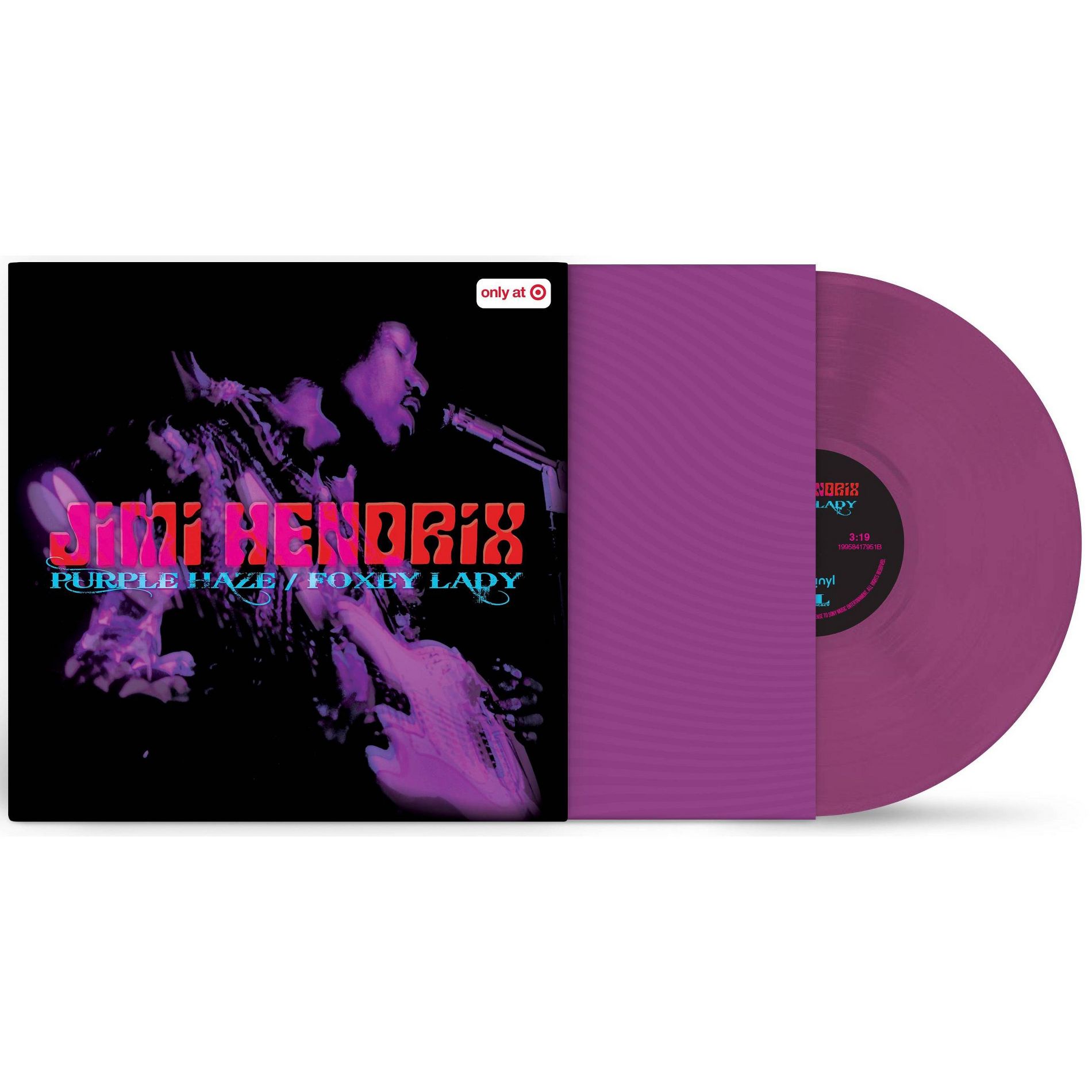 Jimi Hendrix Tiny Vinyl Edition - PURPLE HAZE Side A/Foxey Lady Side B (Target Exclusive, vinyl 4 inch)