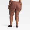 Women's Faux Suede Shorts - A New Day™ Brown - 2 of 3