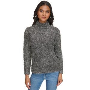 Calvin Klein Womens Eyelash Tunic Blouse - 1 of 1