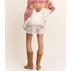 Women's Chevron Colorblock Sweater - J.NNA - 3 of 4