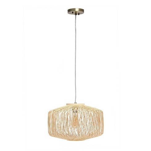 Target rattan store pendant light