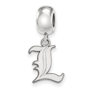 Black Bow Jewelry Sterling Silver Louisville Cardinals NCAA Bead Charm - 1 of 4