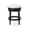 Maven Lane Pullman Backless Swivel Vegan Leather Counter Height Bar Stool - 2 of 4
